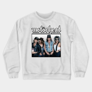 Motorhead White Black Crewneck Sweatshirt